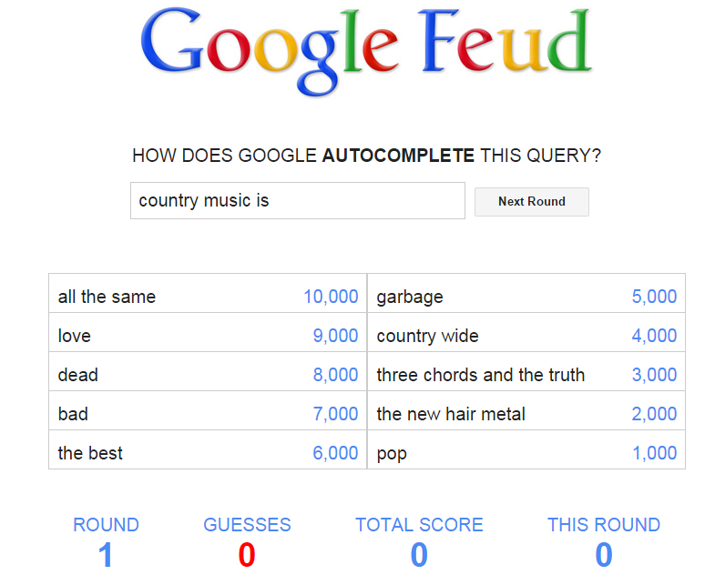 Google Feud Baas Baas